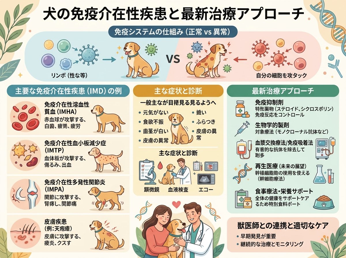 犬の免疫介在性疾患と最新治療アプローチ