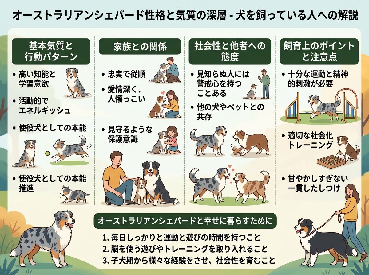 オーストラリアンシェパード性格と気質の深層